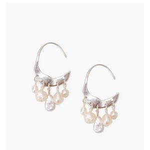 Petite crescent earrings
